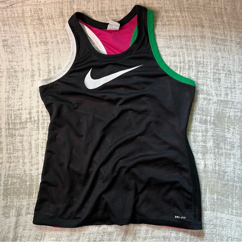 Nike Dri Fit Mesh Reversible Jersey Size L